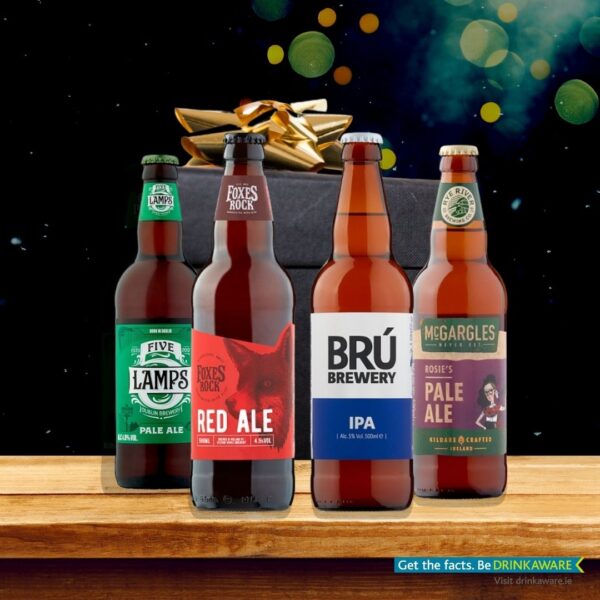 craft beer box with 4 irish craft beers