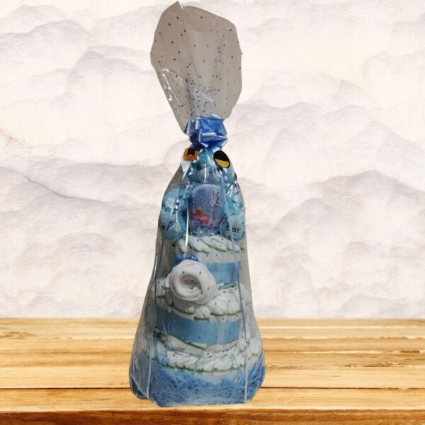 boy nappy cake